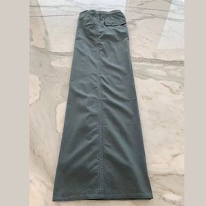 HAMNETT PANTS KHAKI GREEN WIDE LEG PANTS SIZE 4